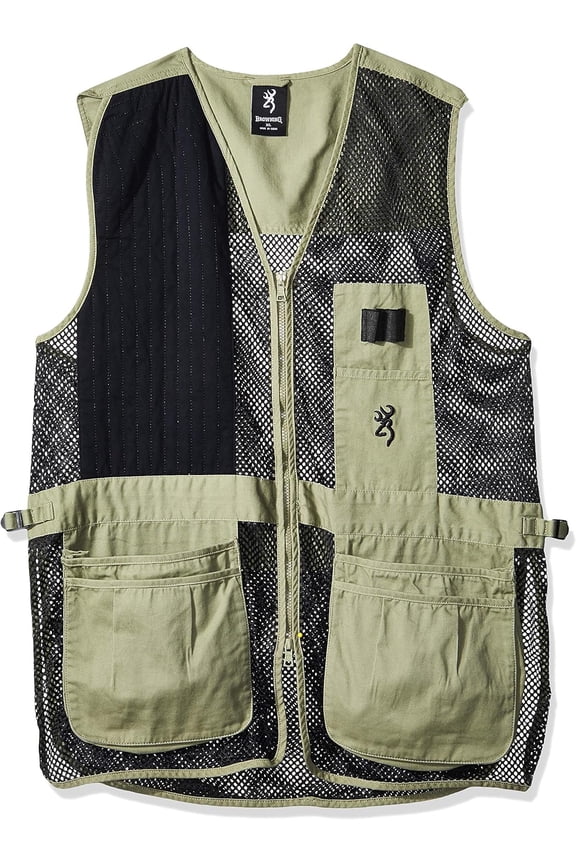Trapper Creek Shooting Vest Sage Black Medium 3050265402