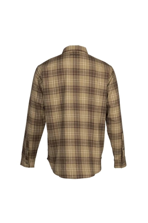 Browning Upland Flannel Long Sleeve Shirt Tan S