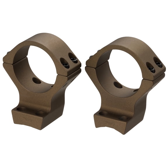 Browning X-Bolt Scope Rings 30mm Standard, Burnt Bronze Cerakote