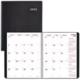 thumbnail image 1 of Brownline, REDCB1262VBLK, DuraFlex 14-Month Monthly Planner, 1 Each, Black, 1 of 3