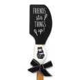 thumbnail image 1 of Brownlow Gift 264607 Kitchen Buddies - Spatula Friends Stir Things Up, Black & White - Large & Small, 1 of 5