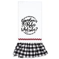 thumbnail image 1 of Brownlow Gifts 100% Cotton Embroidered Tea Towel, 18 x 28-Inches, Grandmas Rules, 1 of 1