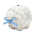 thumbnail image 1 of Brownlow Gifts Lamb Bank with Scripture, Baby Boy, 1 of 1