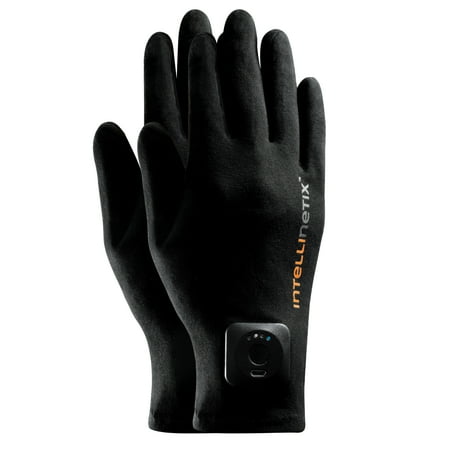 BROWNMED - Vibration Therapy Glove Intellinetix Left and Right Hand Large - Black