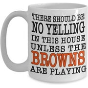 Browns Fan Game Day Coffee Mug | If You‘re From Cleveland and Love Your Football Team This Large 15oz or Smaller 11oz Ceramic Cup Is For You