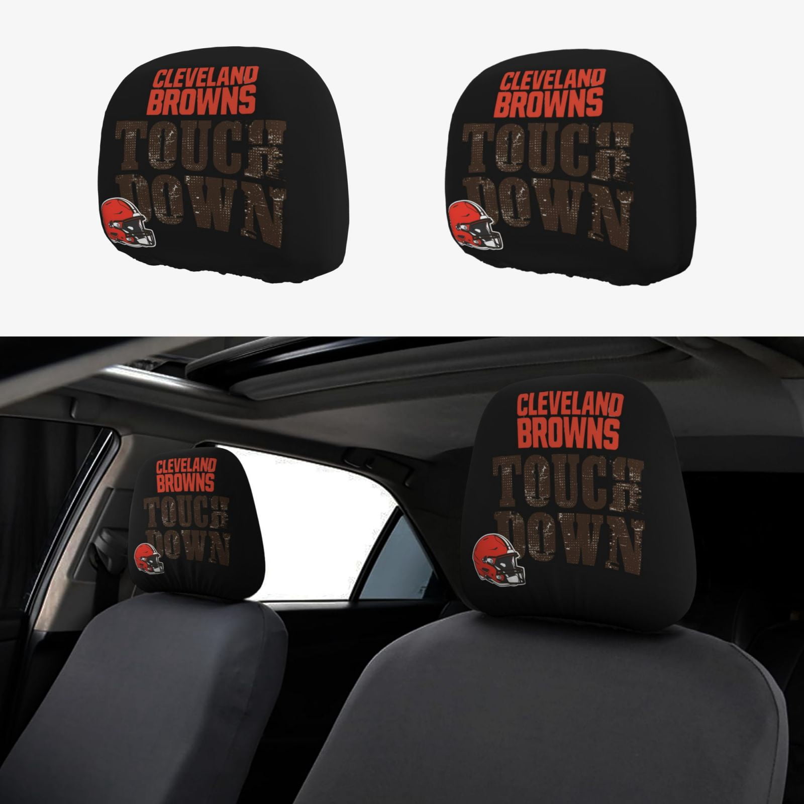 Brand New Team ProMark NCAA Headrest Covers For Car, Truck, SUV, Van – Choose Your Team!