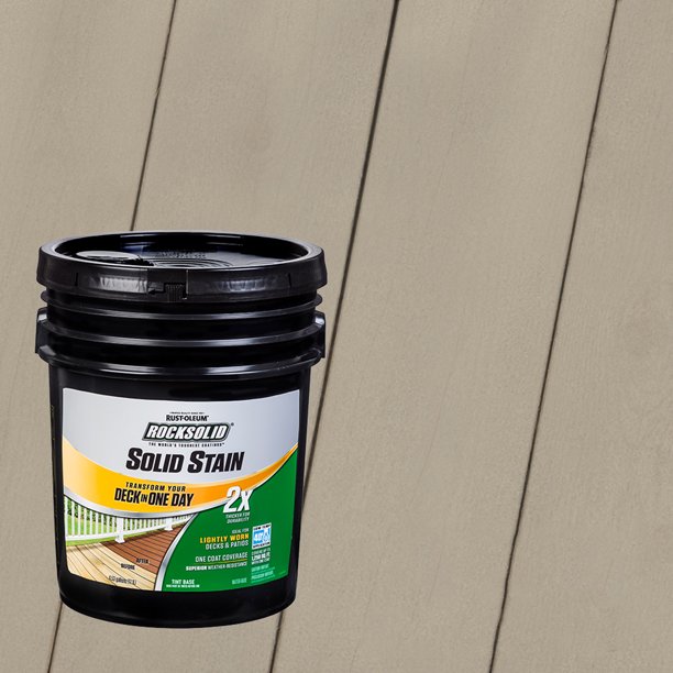 Brownstone, RustOleum RockSolid 2X Solid Exterior Wood Deck Stain