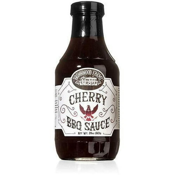 Brownwood Farms Sweet & Tangy Cherry BBQ Sauce Gluten Free Farm Fresh 20 Oz