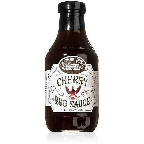 Brownwood Farms Sweet & Tangy Cherry BBQ Sauce Gluten Free Farm Fresh 20 Oz