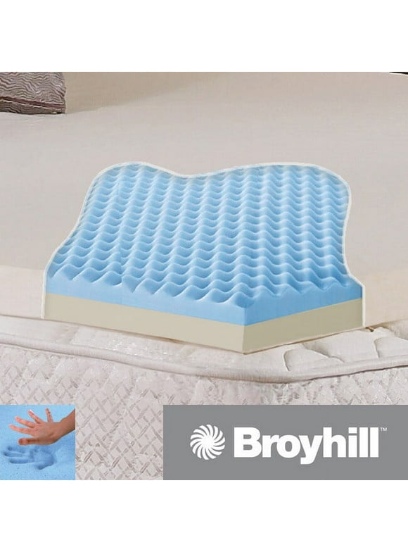 Broyhill  Classic Dual layer 2 inch Gel Foam Mattress Topper with Washable Cover Cooling/Cover Included - Full