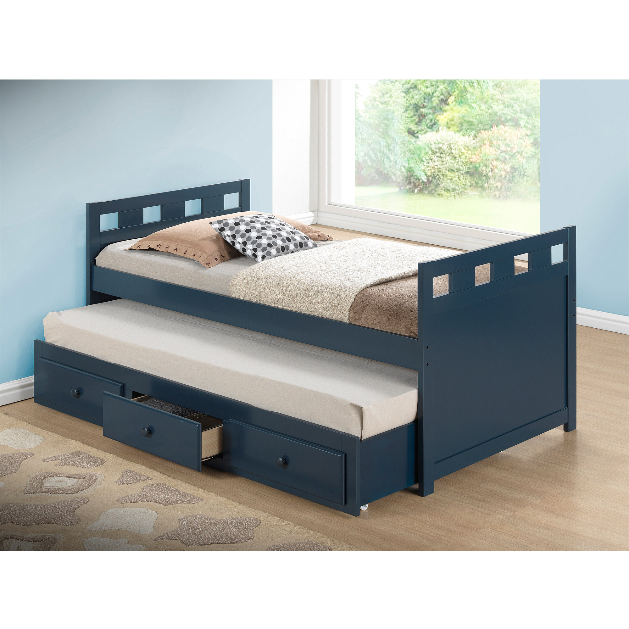 Broyhill Kids Breckenridge Twin Captain's Bed with Trundle Bed and