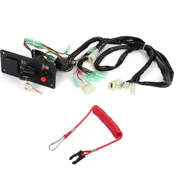 Brp Switch Brp Ignition Switch Ignition Cut Off Switch Engine Brp Switch Single Engine BRP Ignition Cut Off Switch With Keys Fit For Outboard 06323-ZZ5-764