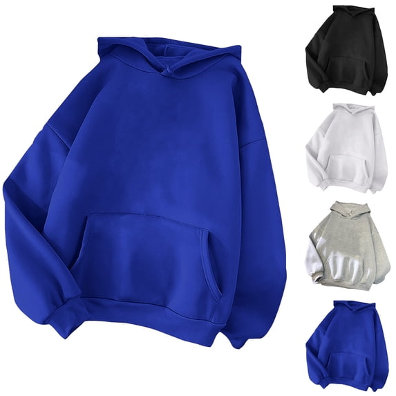 Brqkzdu Oversized Hoodies for Women Long Sleeve Baggy Y2k Hoodie Fall Soft Comfy Casual Hooded Sweatshirt with Pocket