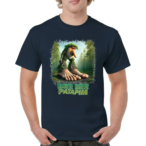 Brr Brr Patapim T-shirt Funny Italian Brainrot Gen Z Alpha Meme Men's Tee