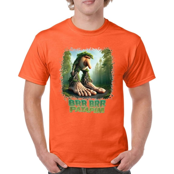 Brr Brr Patapim T-shirt Funny Italian Brainrot Gen Z Alpha Meme Men's Tee