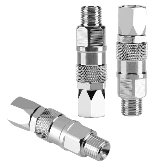 Brrnoo 1/4-Inch Stainless Steel Airless High Pressure Spray gunn Hose Swivel Joint For Paint Sprayers,Hose Swivel,Sprayer Swivel