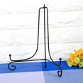 thumbnail image 1 of Brrnoo 1 Piece 4'' - 12'' inch Iron EaselDisplay Stand Bowl Plate Photo Frame Book Artwor (Black), 1 of 4