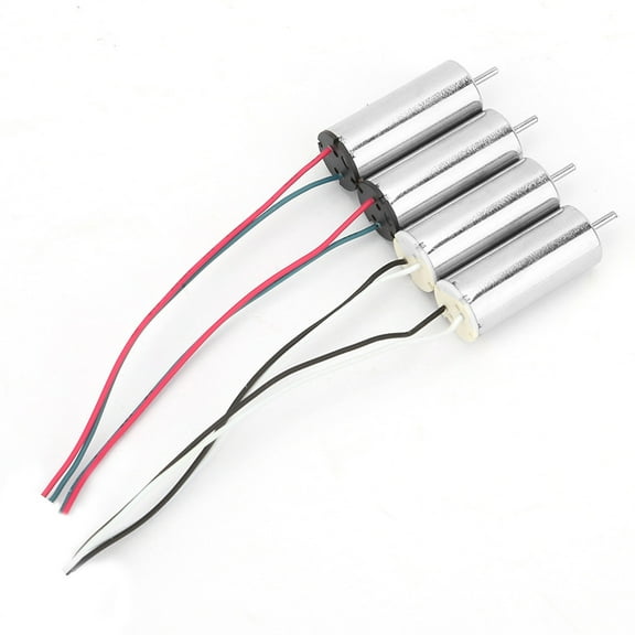 Brrnoo 44000rpm,4 Pcs High Speed Low Consumption Coreless Motor 44000rpm DIY Aircraft Motor