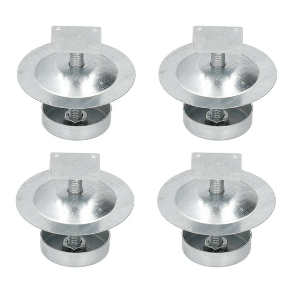 Brrnoo 4Set Proof Feet Stainless Steel Beehive Base Beekeeping Beehive Stand for Beekeeper,Bee Tool,Beehive Feet