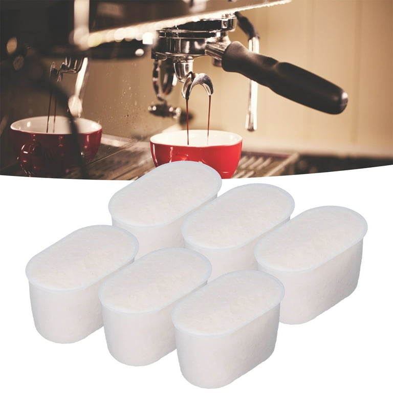 Brrnoo 6Pcs Coffee Machine Resin Filter Core Replacement Parts for