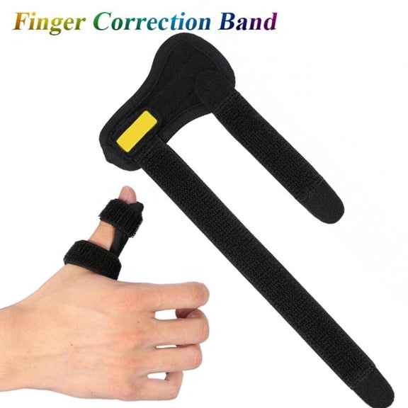 Brrnoo Adjustable Finger Brace with Hook and Loop Tape Trigger Finger Splint Finger Thumb Brace for Tendons Pain Straightening