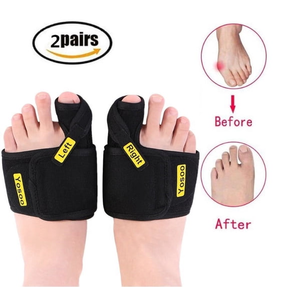 Brrnoo Bunion Corrector Big Toe Straightener Support for Women and Men, Bunion Splint Brace Support for Hallux Valgus, Overlapping Toe, Flat Foot, Hammer Foot for Night and Day Time