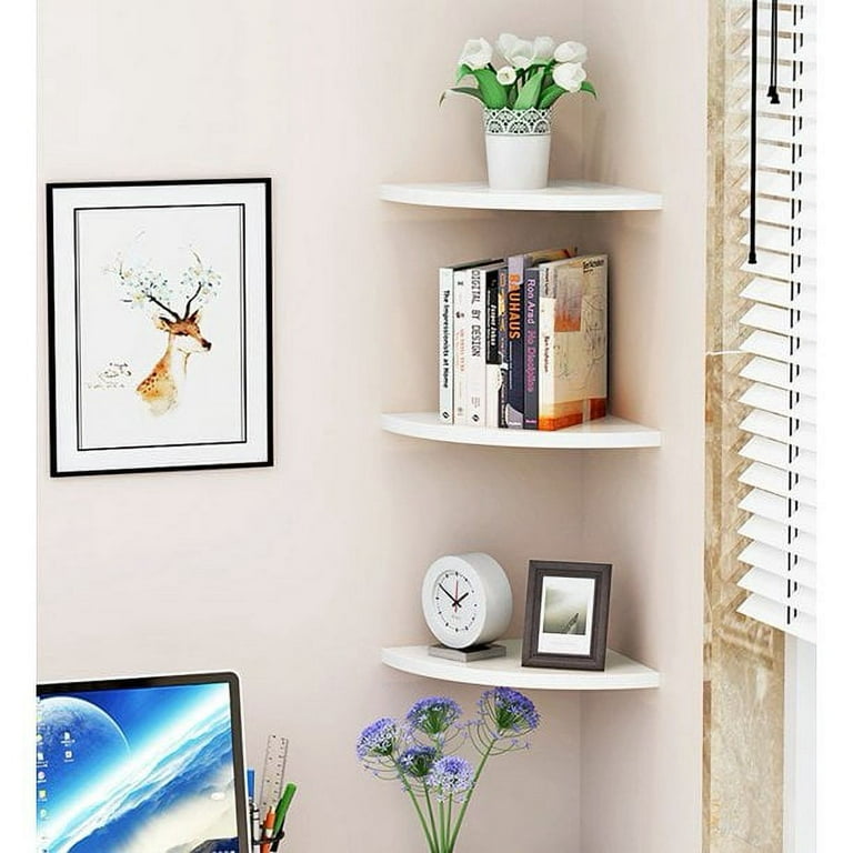Buy Bookshelf - Small invisible bookshelf 12 x 12 cm - White - Set
