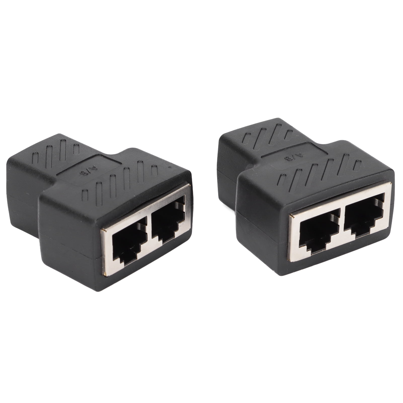 Brrnoo Splitter,2pcs RJ45 Splitters 1