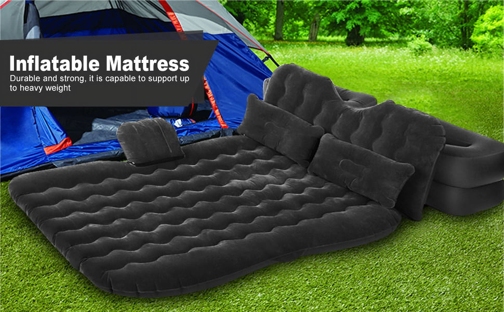 Brrnoo Inflatable Bed Mattress, Outdoor Camping Travel Car Air Bed