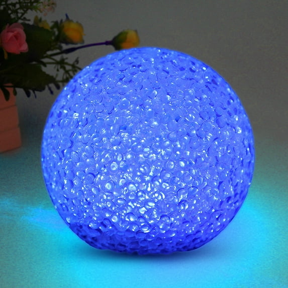 Brrnoo Night Light,RGB Multiple Colors Crystal Ball Night Light Stage Effect Lamp, Night Lamp