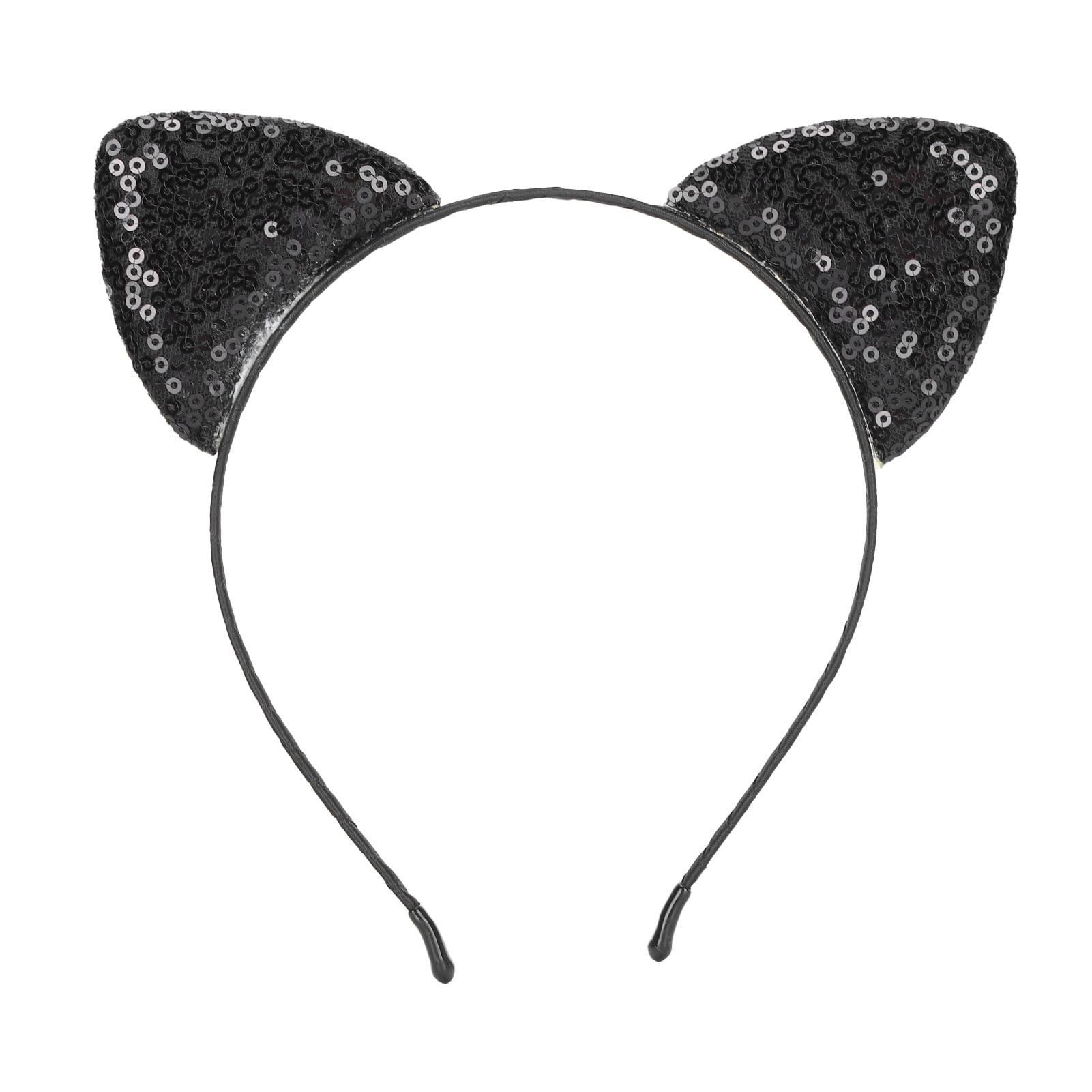 Casewin Reversible Sequin Cat Ears Headband Shiny Cat Ear Hair