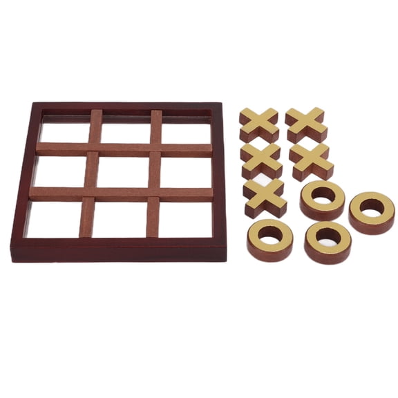 Brrnoo XO Wooden Board Game Interactive Game for Family Puzzle Game for aldult