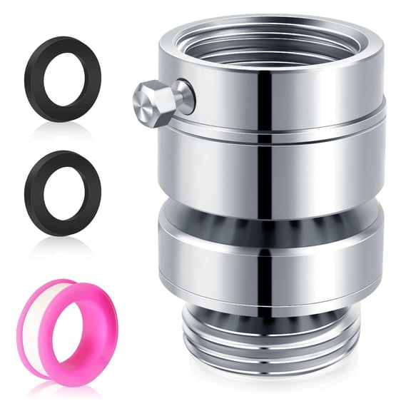 Brself-draining Vacuum Breaker 3/4'' Ght Female X Male Hose Bib Anti Siphon Valveflower Adapter For Outdoor Garden Faucet Spigot Repair Replacement