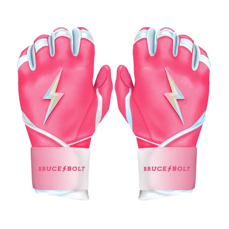 Bruce Bolt PREMIUM PRO MegRem Series Short Cuff Batting Gloves 
