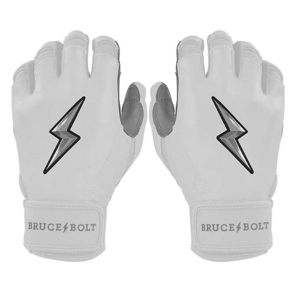 Bruce Bolt Premium Pro Chrome Series Short Cuff Batting Gloves