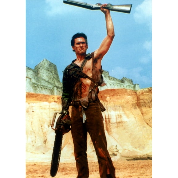 Bruce Campbell Poster Ash Evil Dead Army of Darkness Films Art decor Art Poster 24x36 Square Adults Poster Time