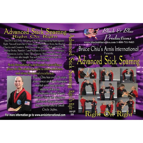 Bruce Chiu - Advanced Stick Sparring Right on Right DVD