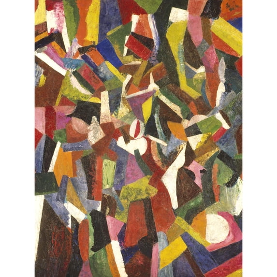 Bruce Composition VI Painting Large Wall Art Print