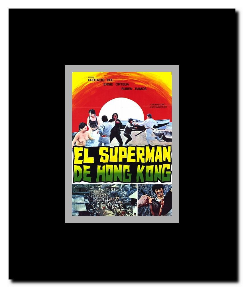 Bruce Hong Kong Master Framed Movie Poster