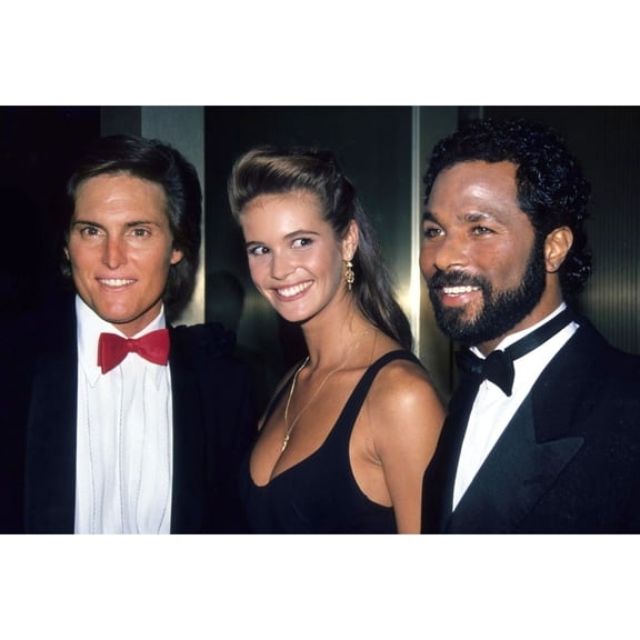 Bruce Jenner Elle MacPherson Philip Michael Thomas. Photo by Adam Scull Poster