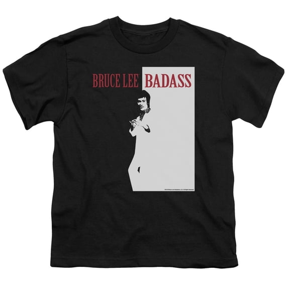 Bruce Lee - Badass - Youth Short Sleeve Shirt - Medium