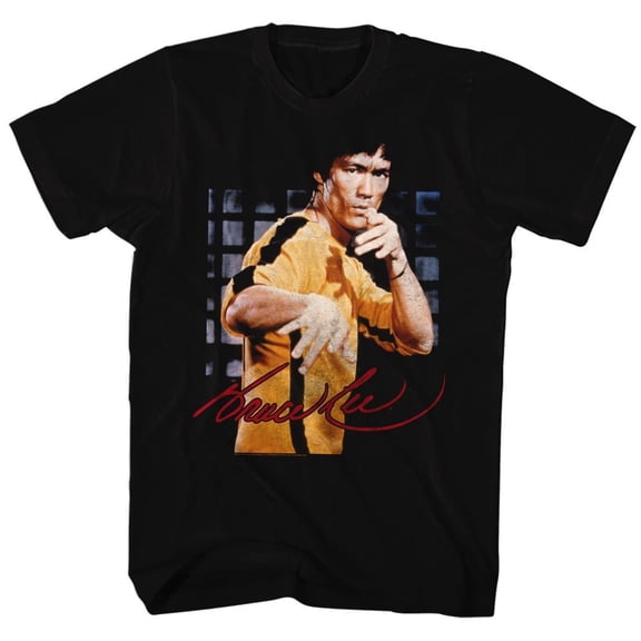Bruce Lee Black Adult T-Shirt 2Xlt