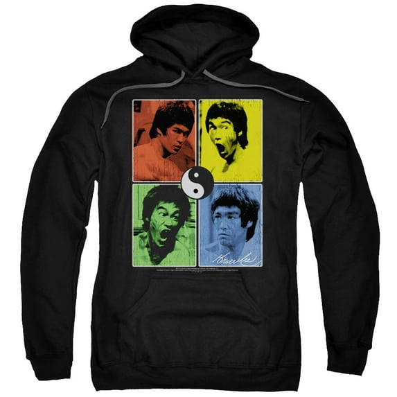 Bruce Lee - Enter Color Block - Pull-Over Hoodie - Large