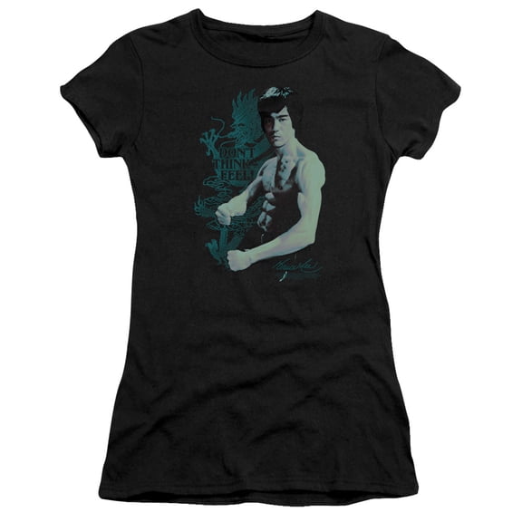 Bruce Lee Feel S/S Junior Women's T-Shirt Sheer Black