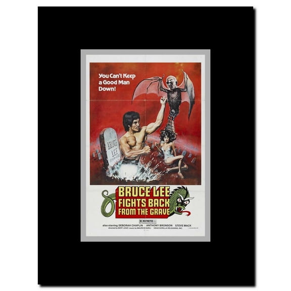 Bruce Lee Fights Back from the Grave Framed Movie Poster