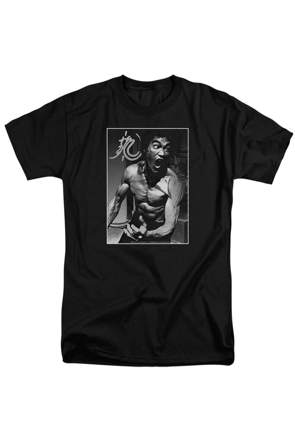 Bruce Lee - Focused Rage - Tall Fit Short Sleeve Shirt - X-Large