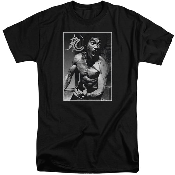 Bruce Lee - Focused Rage - Tall Fit Short Sleeve Shirt - XX-Large