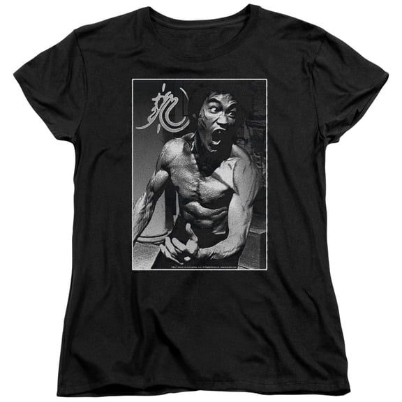 Bruce Lee - Focused Rage - Women's Short Sleeve Shirt - Large