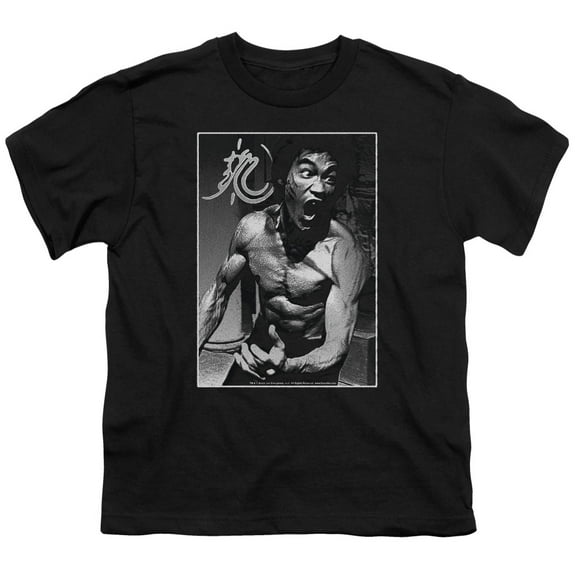 Bruce Lee - Focused Rage - Youth Short Sleeve Shirt - Medium