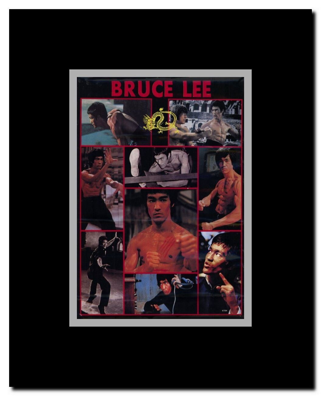 Bruce Lee Framed Movie Poster